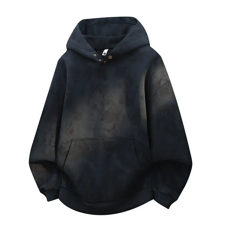 

Men's American Style Hoodie Sweatshirt Long Sleeve Sporty Casual Jacket Spring Summer Large Size Comfortable Polyester Cotton