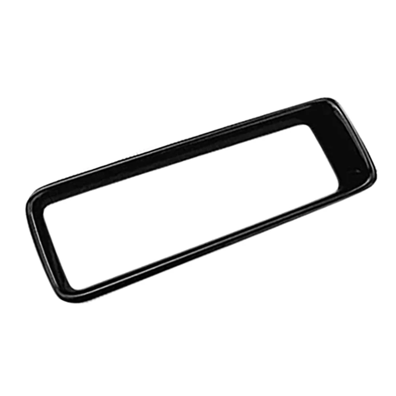 

A63T-2Pcs Car Center Console Water Cup Holder Decoration Cover Trim Stickers Parts For Honda HRV HR-V Vezel 2021-2023 Glossy Bla