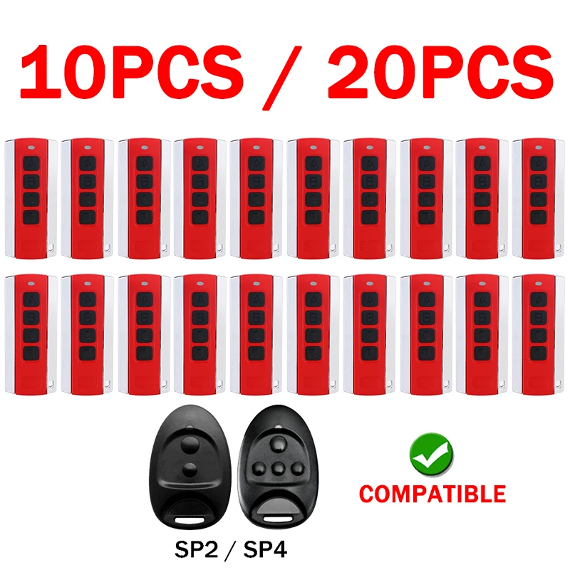 

CAME SPACE SP2 SP4 Controller Garage Remote Control 433.92MHz Electric Gate Control Transmitter Gate Opening System