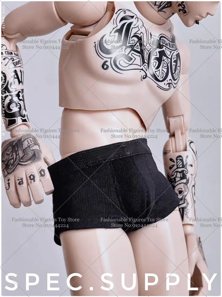 1/6 Herrenhöschen Slim Boxer Slim Unterhose Stretch Shorts Unterwäsche Zubehör für 12 Zoll männlicher Soldat Actionfigur Körper
