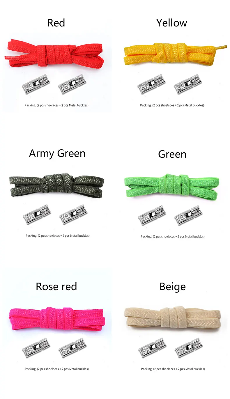 Elastische Schnürsenkel für Sneaker, mit Diamant-Kreuzverschluss, ohne Binden, für Kinder und Erwachsene, 8 mm breit, Schnürsenkel ohne Binden, Gummibänder, Schnürsenkel. – Detail 15