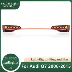 Car Tail Lamp For Audi Q7 LED Tail Light 2006-2015 Q7 Rear Fog Brake Turn Signal Automotive Accessories