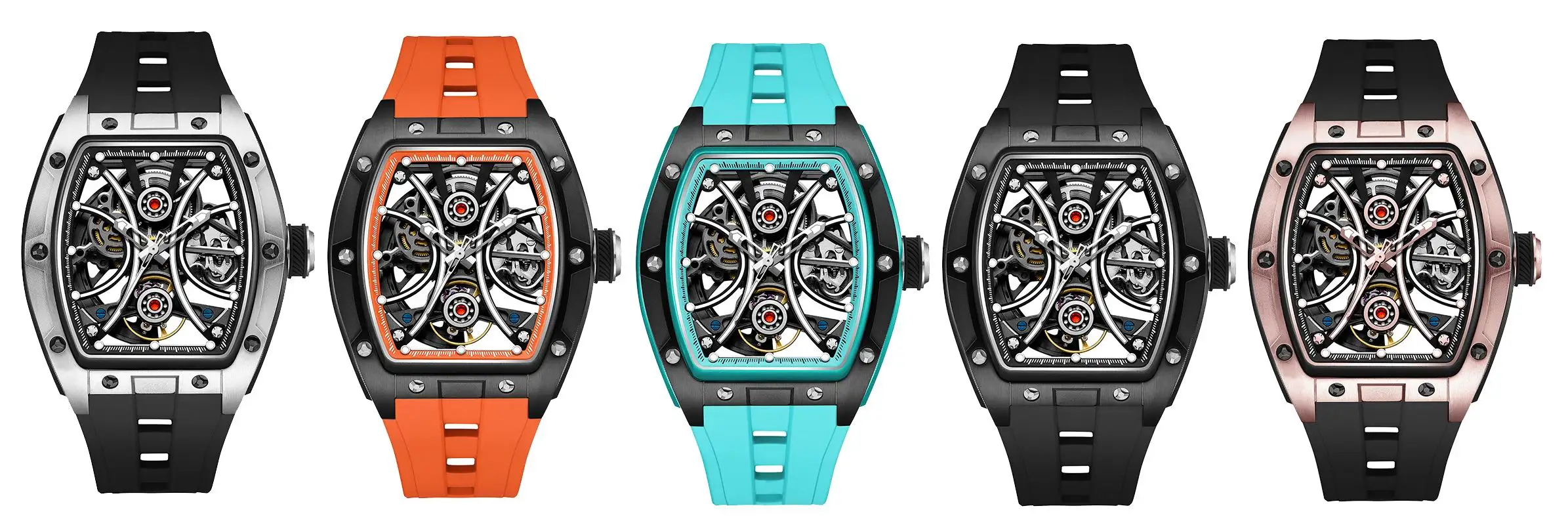 Automatic Mechanical Movement Skeleton Watch Luminous Waterproof Business Wristwatches 2026 Good Gift 2026 Gorman Watch