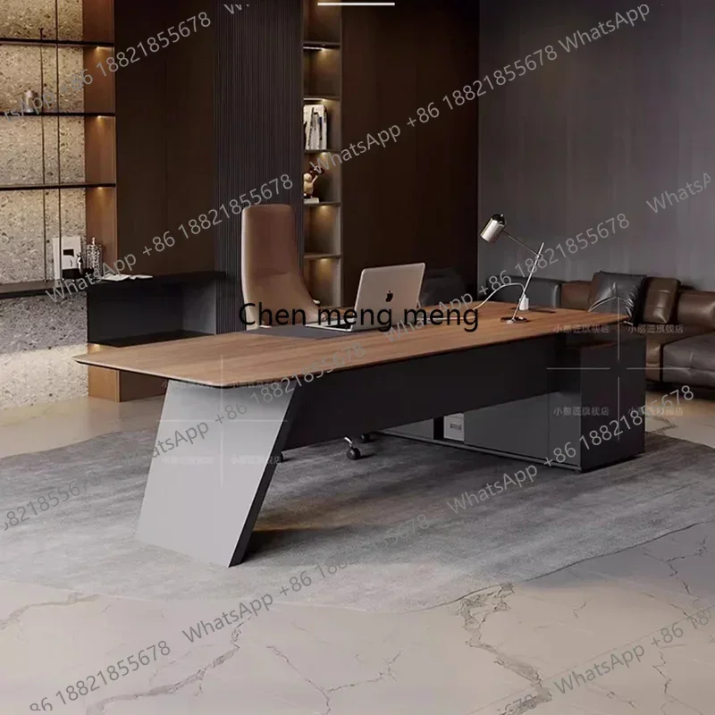 Discount Luxury Executive Office Desk Organizers Shelves Aesthetic Nordic Office Desk Conference Crafts Meuble Bureau Trendy Fur