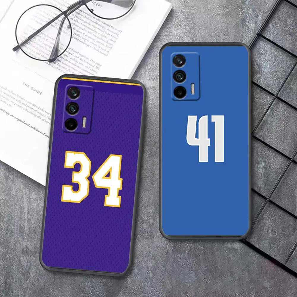 Case For Realme GT 2 Pro Master Neo2 50 50I 50A 5G C35 C33 C31 C30 C30S C21 C21Y C20 C15 Case Basketball Uniform Number 23 24