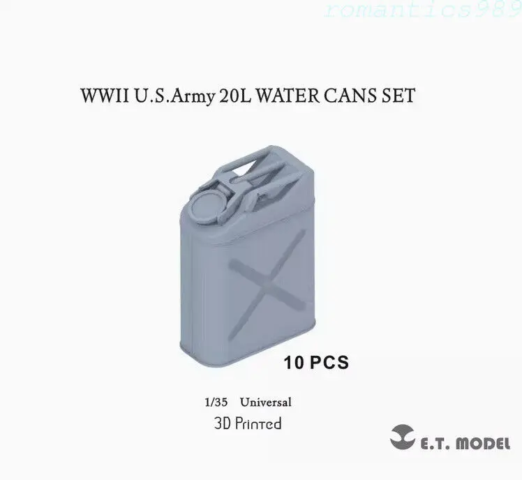 

ET модель P35-325 1/35 времен Второй мировой войны, армия США, 20 л, банки для воды с 3D принтом