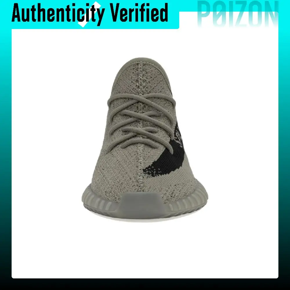 Adidas Originals Yeezy Boost 350 V2 Gray Black 'Granite' Fabric Abrasion Resistant Breathable Low top Casual Shoes HQ2059 view 4