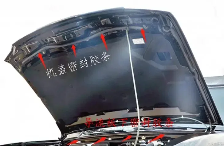 1 or 2 Pcs Hood Rubber for Nissan D22 Bonnet Rubber Strip for Paladin Body Rubber for Navara R006 665810-2S400 0509 with Clips