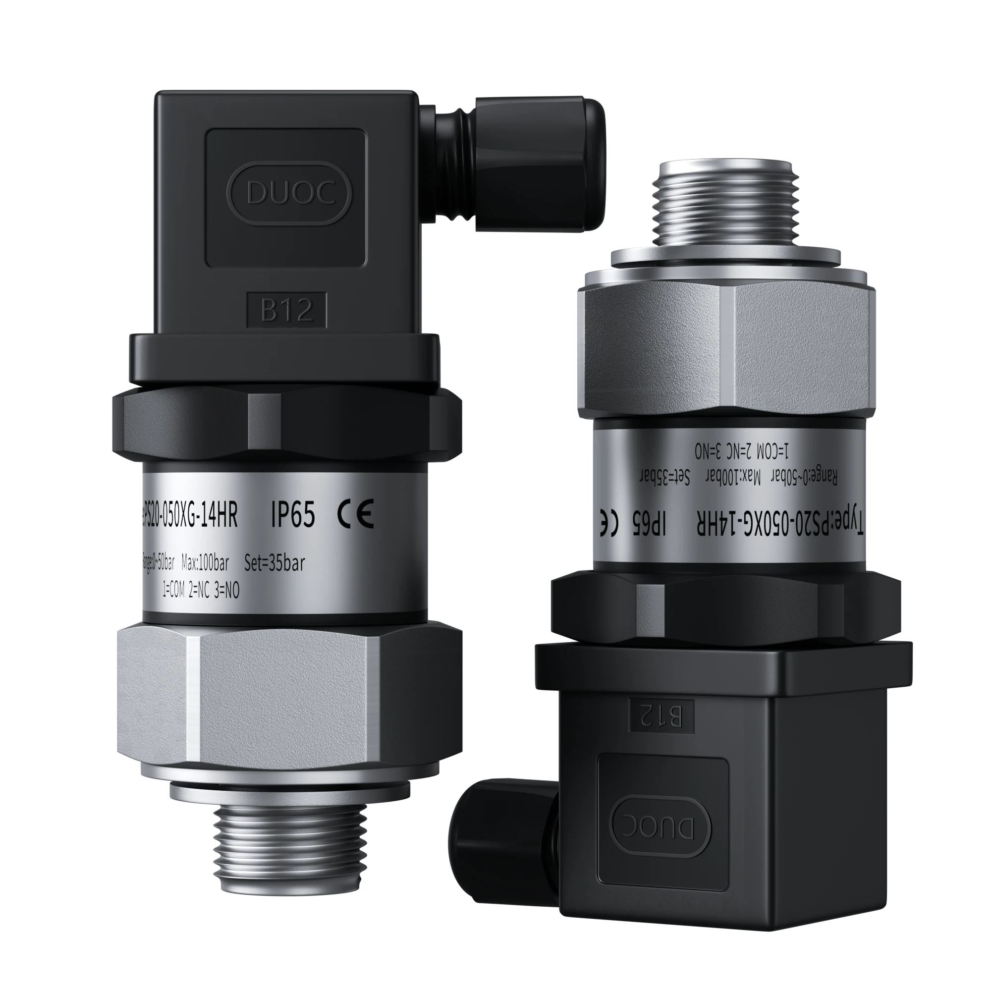 Water Pump Pressure Switch 1-12bar 10-100bar Mechanincal Pressure Controller M20*1.5 Compress Pump Pressure Switch Controller