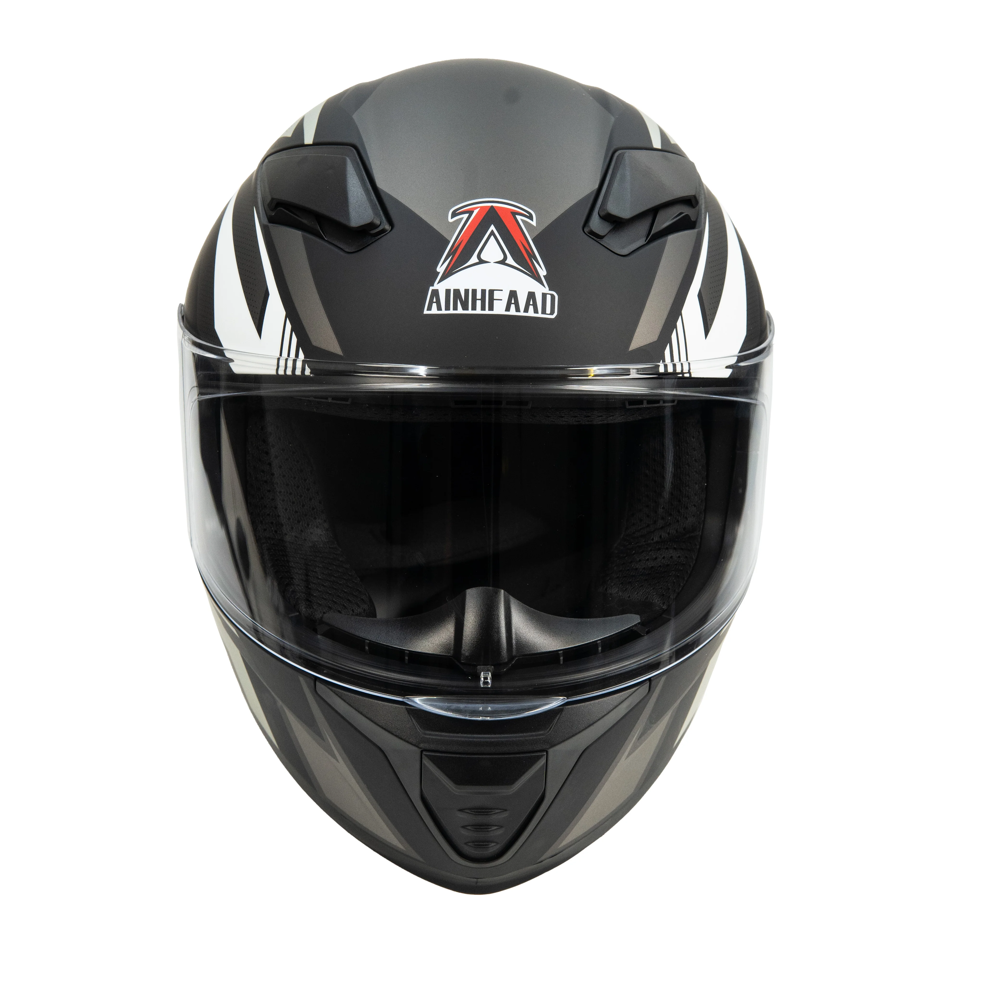 AINHFAAD Full-face helmet, DOT-certified motorcycle riding helmet, M/L Size,607