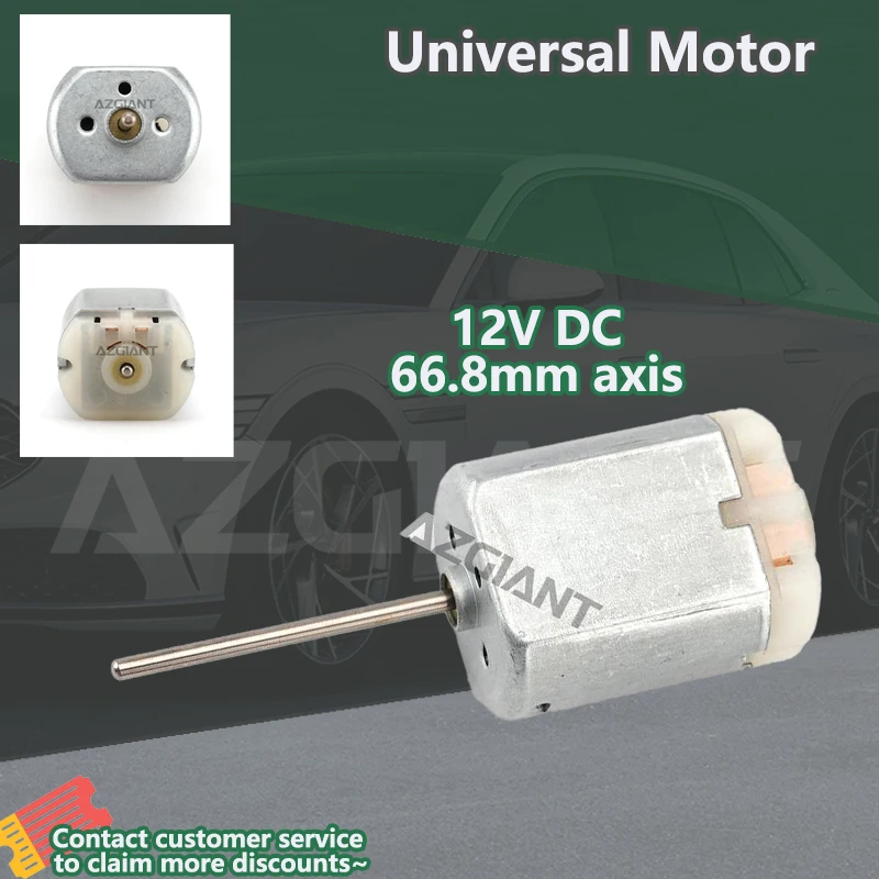 

AZGIANT Automotive 66.8 mm 12V DC Matal interior motor replacement parts copper carbon brush accessories