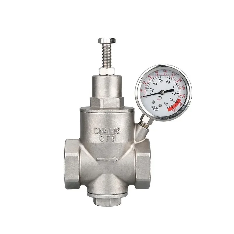 hot sale Lianggong valve Y11X-16P stainless steel wire port branch pressure reducing valve