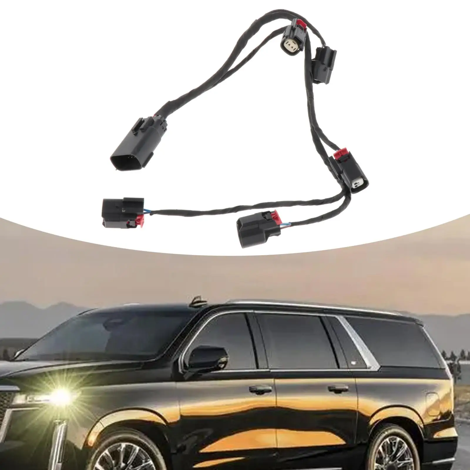 

Oil Injection Ignition Harness Plastic Replacement Right Side Wiring Auto Part for Cadillac V8 Fuel Rail Assembly
