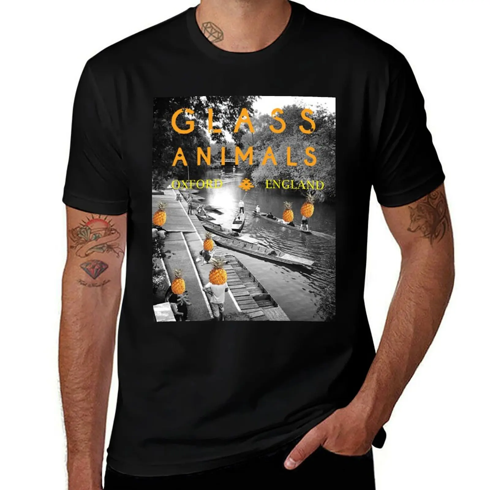 GLASS ANIMALS OXFORD PUNTERS T-Shirt baggy shirts blanks plus sizes animal prinfor boys black t shirts for men