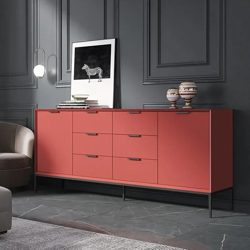 خزائن غرفة المعيشة الحديثة الاسكندنافية الفاخرة المطبخ تخزين الرف خزائن رقيقة جدا السرير Szafki Do Salonu أثاث المنزل #3