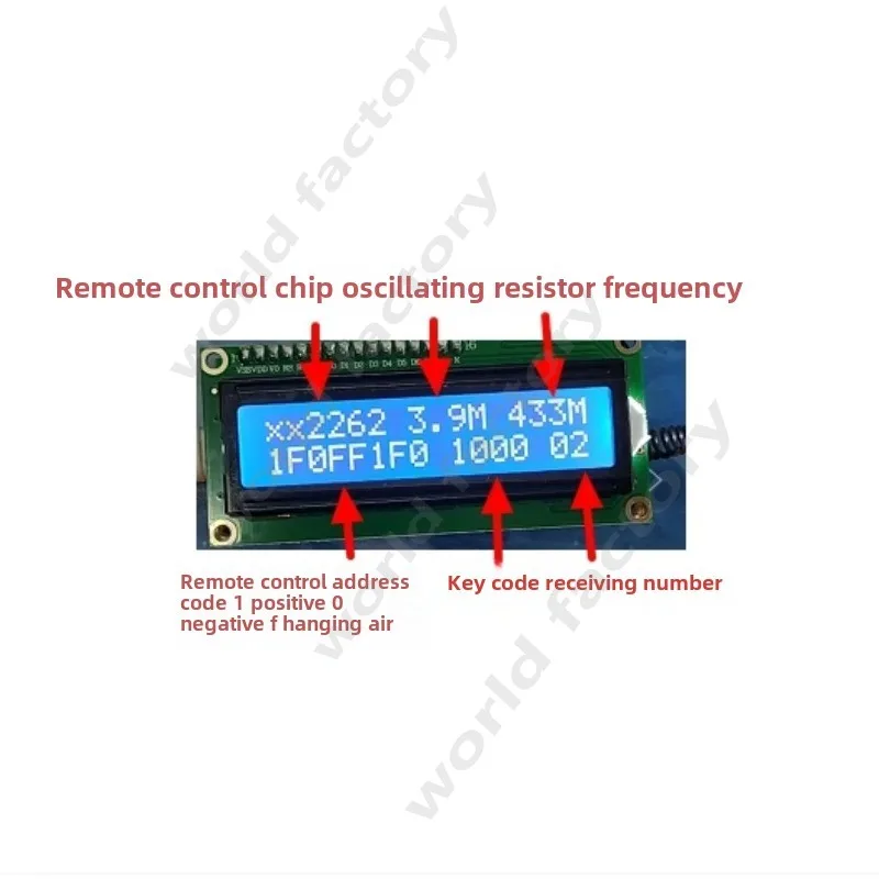 315MHZ/433MHz Remote Control Analyzer