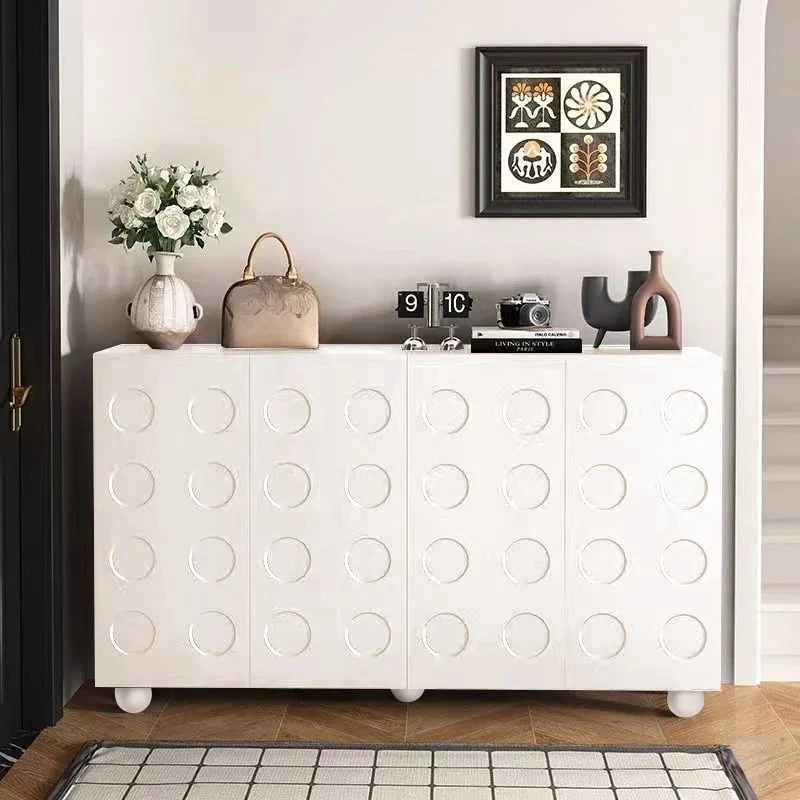 Locker retro home storage premiu entrance living room integrated simple wall cabinet