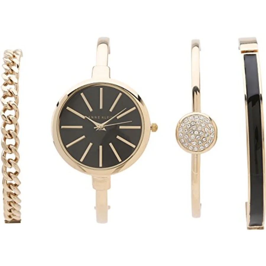 

Anne Klein Women's Bangle Watch and Bracelet Set