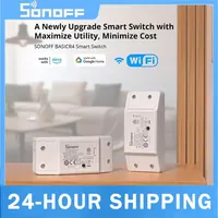 SONOFF BASICR4 WiFi Smart Switch ESP32 Magic Switch Mode Reliable Safe EWeLink Remote Control With S-MATE2 Alexa Google