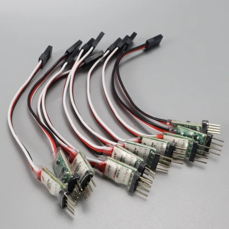 Controller Switch Panel System Turn on/off XH1.5/JR Plug for RC Mini Car Fixed-wing Aircraft Parts 3CH LED Lamp Light