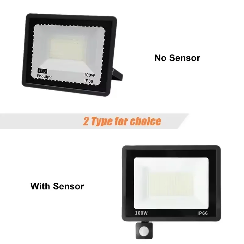 LED Flood Light Outdoor Waterproof Reflector Floodlight LED Spotlight  For Street Garden Garage Wall Light 100W 50W 30W 20W 10W
