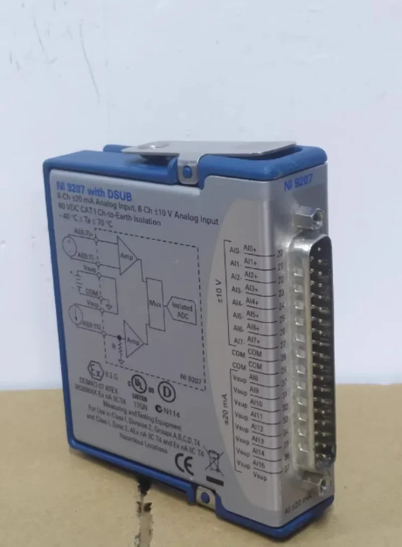 1PCNational Instruments NI 9207 cDAQ Analog Input Module, Voltage / Current In Stock #familitrade