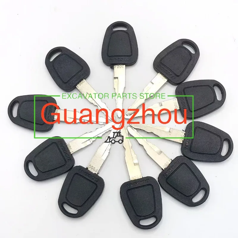 

for Doosan Deawoo 50pcs F900 Key Ignition Start Switch Door Lock Key Excavator Heavy Equipment Engine Accessories New