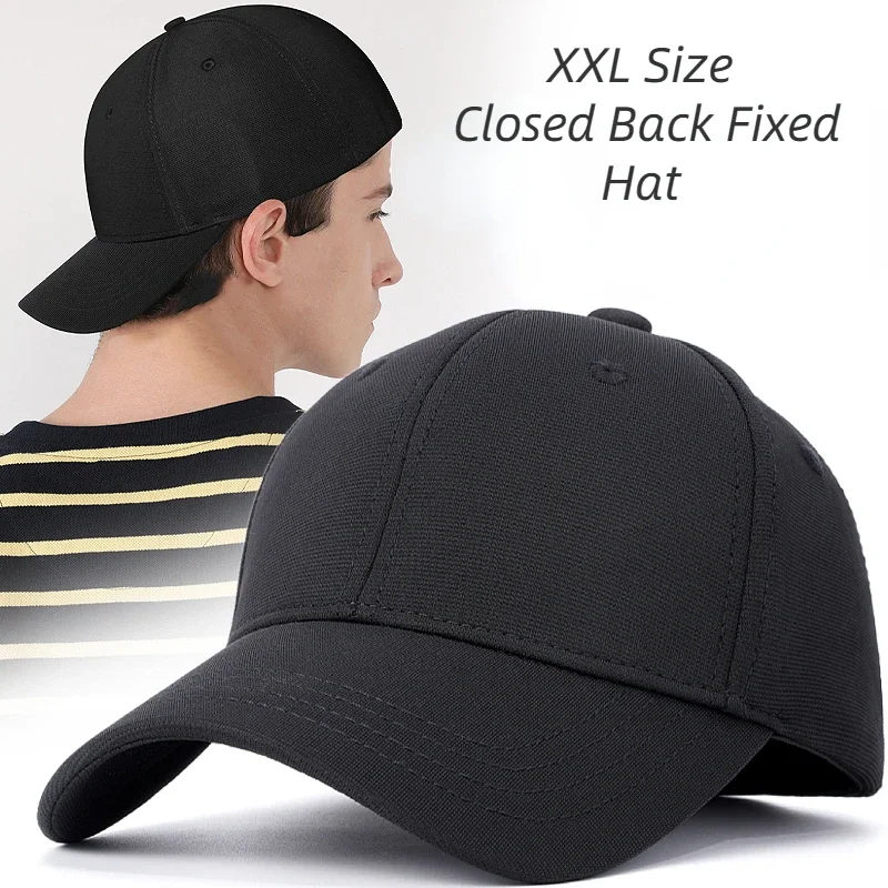 Big Head Plus XXL Sizel Baseball Cap Fitted Closure for Men Women Summer Fashion Brand Full Closed Trucker Sports Hat