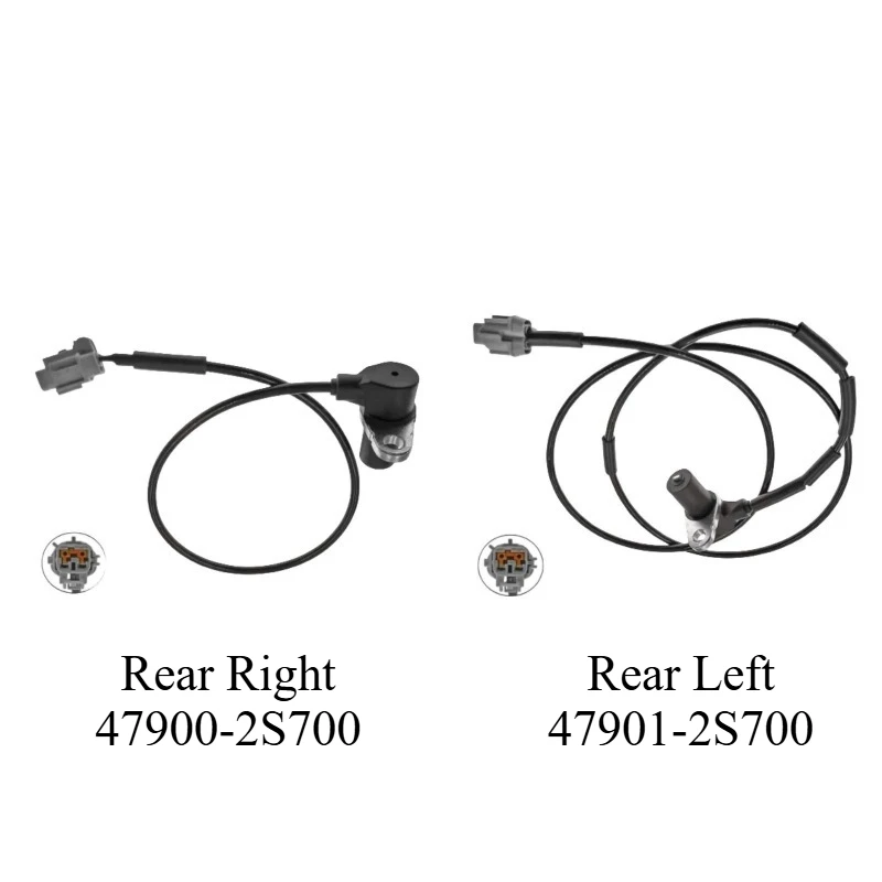 

47900-2S700 47901-2S700 Rear ABS Wheel Speed Sensor For Nissan Navara D22 PICK UP NP300 Truck Datsun 479002S700 479012S700