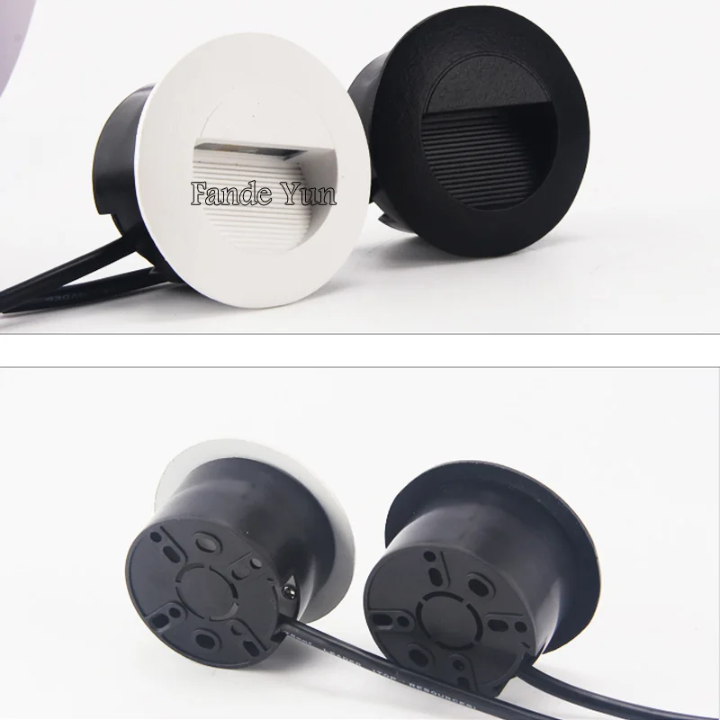 

Светодиодный светильник для лестниц 3W 5W, встраиваемый, для ступеней, дорожек, углов, AC85-265V, настенный светильник DC12V, уличный, водонепроницаемый IP65