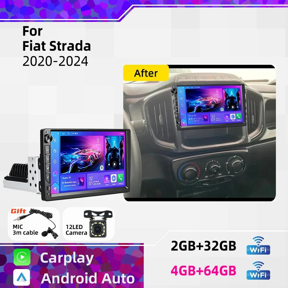 Car Stereo for Fiat Strada 2020-2024 9