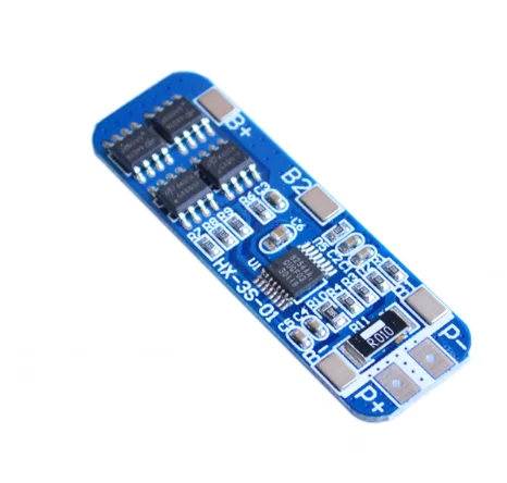 3S lithium-ion battery PCB 12.6V BMS for 18650 battery and lithium polymer battery pack with 6-8A working current