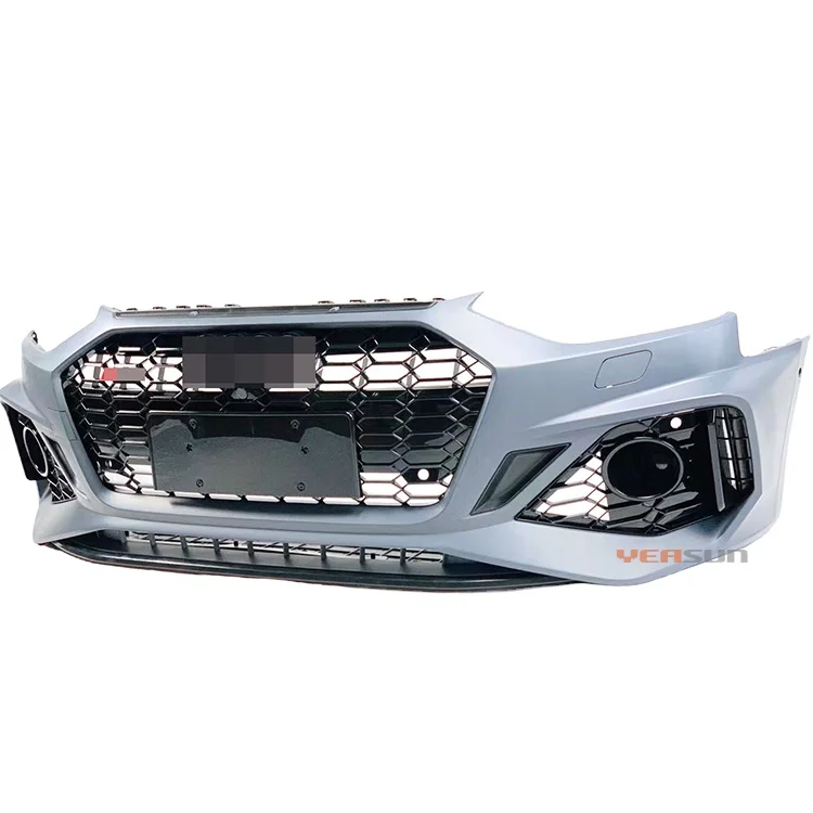 Front bumper assy change to RS4 front body kit RS4 style PP material for audi A4 2020 2021