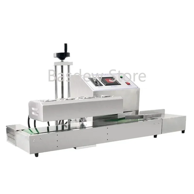 Induction Plastic Foil Sealing Machine Continuous Electromagnetic Heat Sealer Lx6000