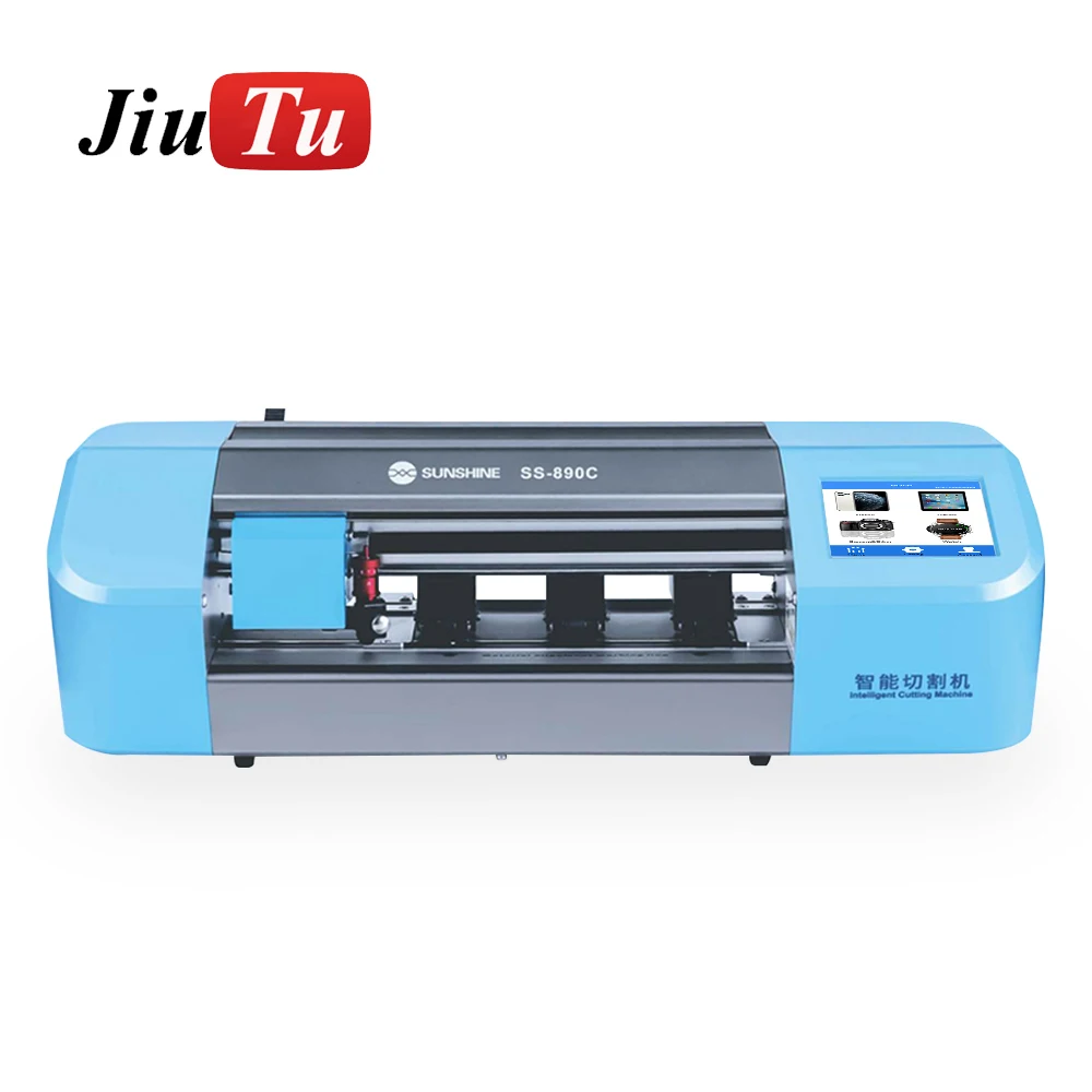 SS-890C Auto Film Cutting Machine for Phone LCD Screen Protect Glass Back Cover With Flexible Hydrogel Films