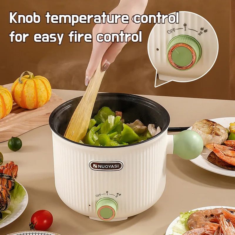 【Steaming/boiling】Multifunctional Small Steaming And Cooking Non-Stick Pan Electric Cooking Pot