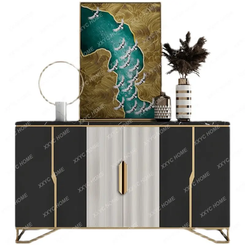 

Entrance Cabinet Modern Villa Living Room Hall Cabinet Home Curio Cabinet Hallway Locker