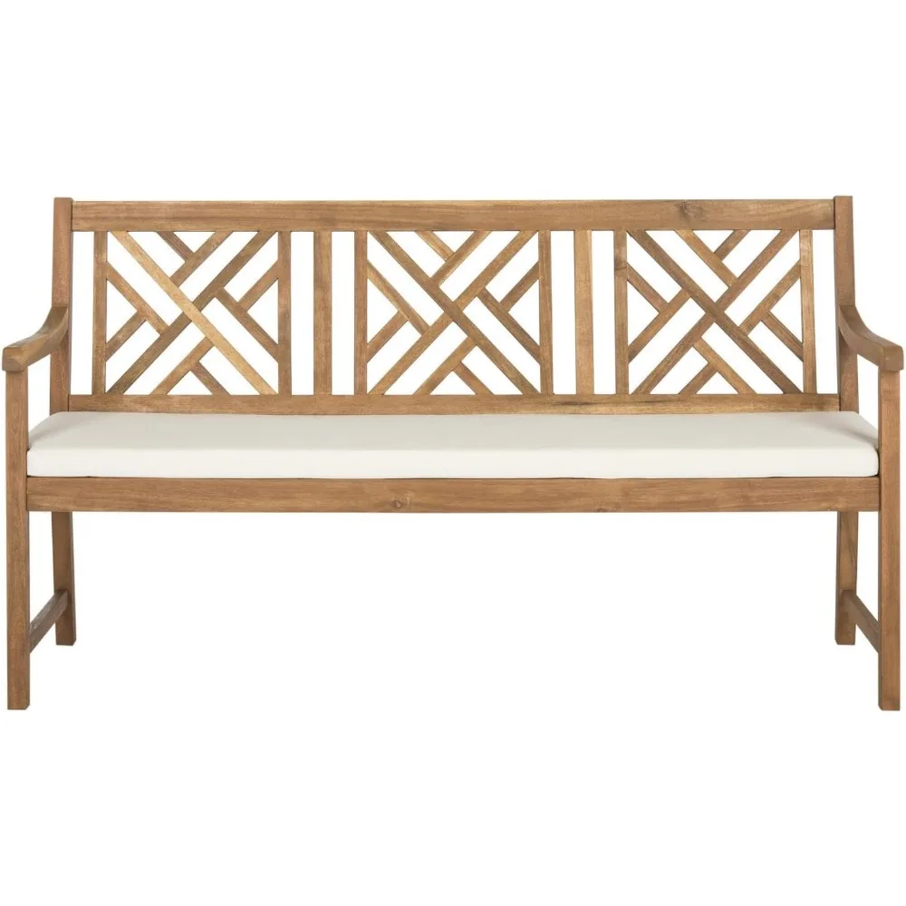 

SAFAVIEH PAT6738A Outdoor Collection Bradbury 3 Seat Bench