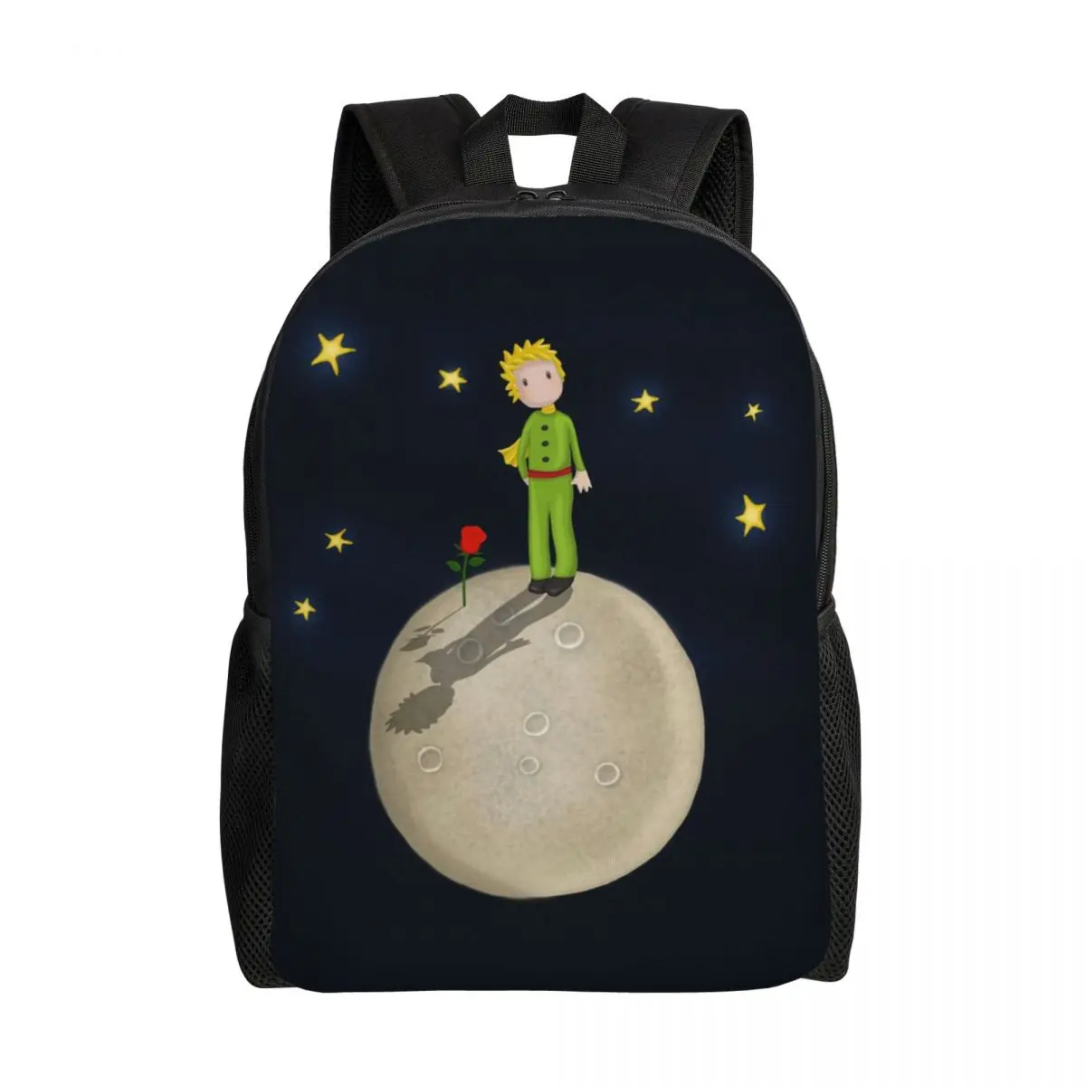 Customized The Little Prince Backpack Women Men Basic Bookbag for College School France Fiction Le Petit Prince Bags