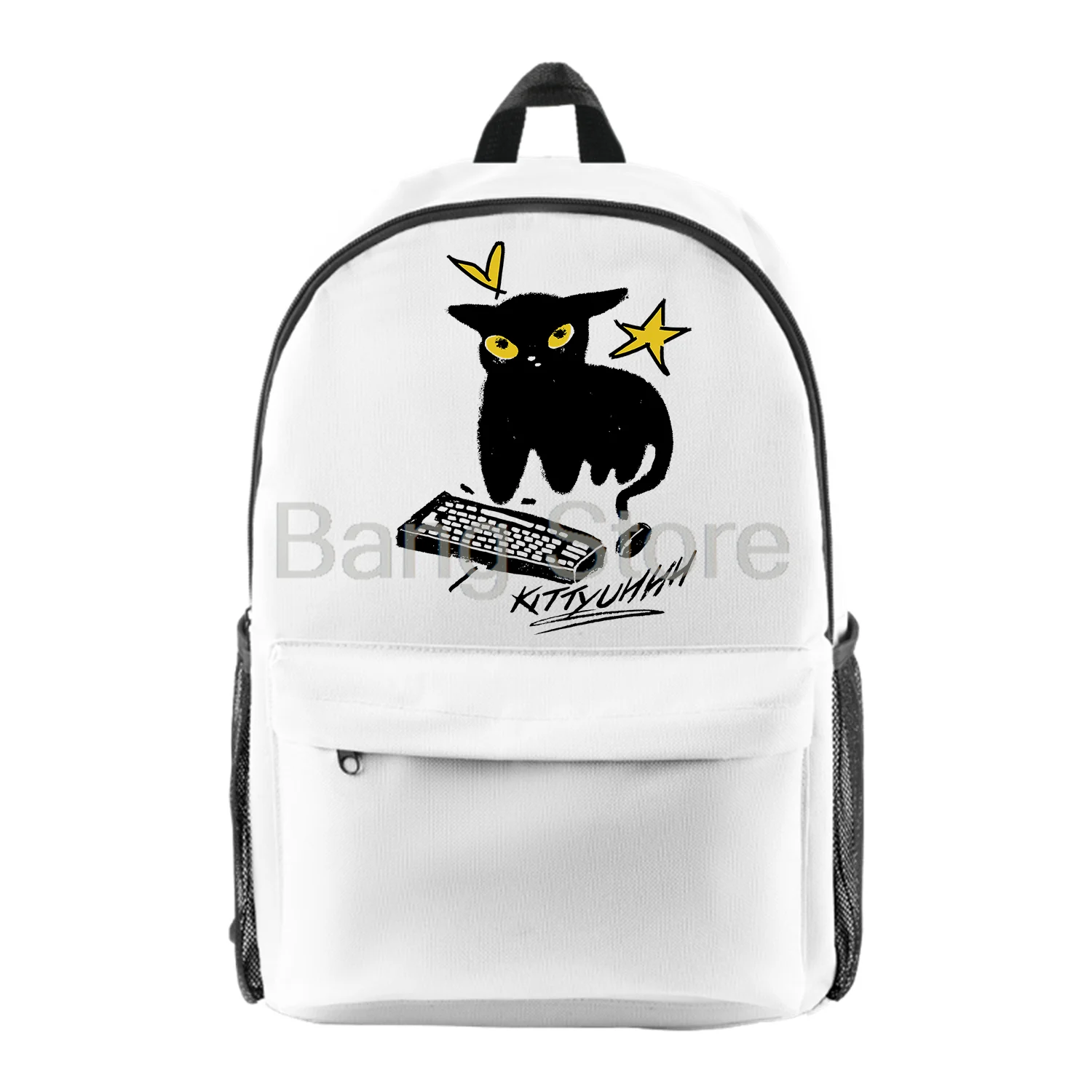 

Caseoh Kittyuh Backpack Women Men Shoulders Bag Casual Streetwear Daypack Unisex Travel Bags