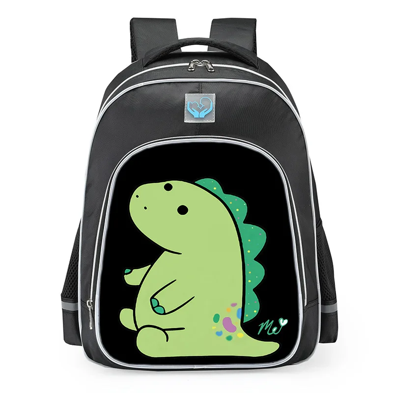 Dinosaur School Bag Primary School Large Capacity Multi-compartment Luminous Reflective Children's Backpack Beautiful Fashion