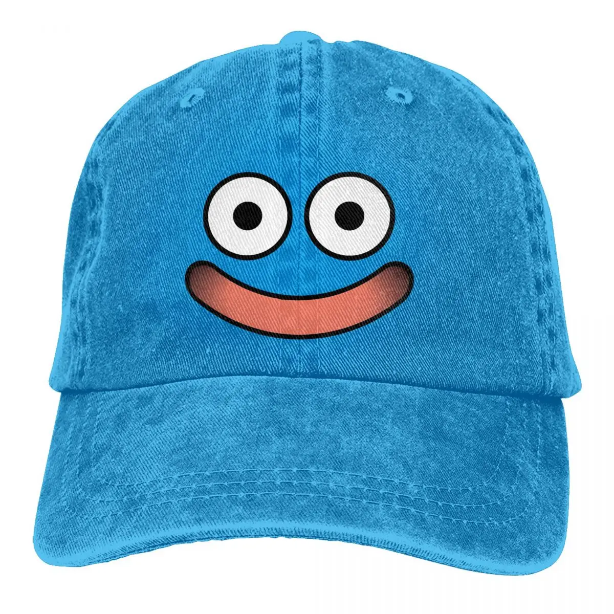 Summer Cap Sun Visor Slime Face Hip Hop Caps Dragon Quest Dragonlord Game Cowboy Hat Peaked Hats