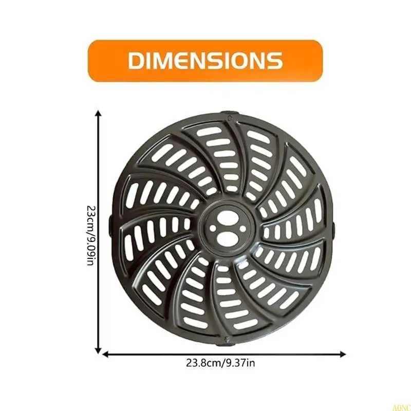 A0NC Air Fryer Tray Play Plate Многофункциональный металлический инструмент для приготовления пищи для модели 6QT