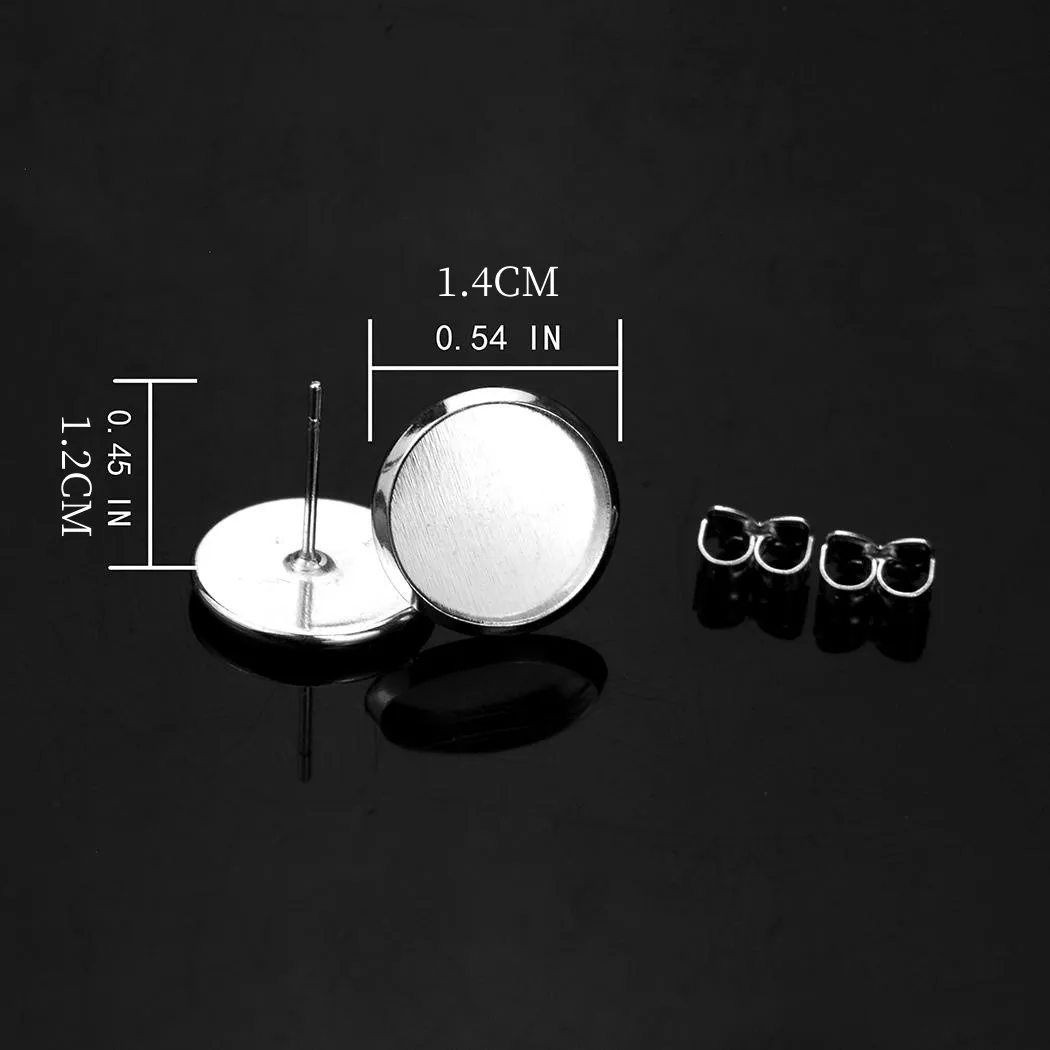 Colorful Eye Ear Studs Cat Eye Earnails Animal Eye Earrings Glass Inlaid Jewelry Gift view 6