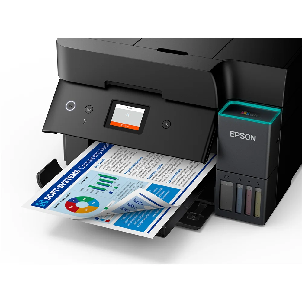 حقيقية Epson Ecotank L6390 Epson خدمة في الموقع لمدة 5 سنوات طابعة مجانية متعددة الوظائف اتصال لاسلكي مسح مزدوج حبر نسخ مزدوج متضمن