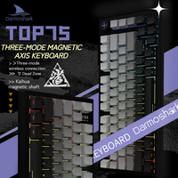 Darmoshark Top-75 Magnetic Axis Three Mode Wireless Hot Plug Customized Rgb Lamp Effect Esports Game Office Mechanical Keyboards