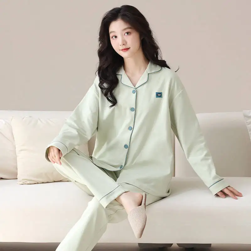 

Pajama Sets Summer Women Lovely Double Layer Sleepwear Winter Fleece Lined Warm Female Loungewear Thickened Plush Feel Casual OL