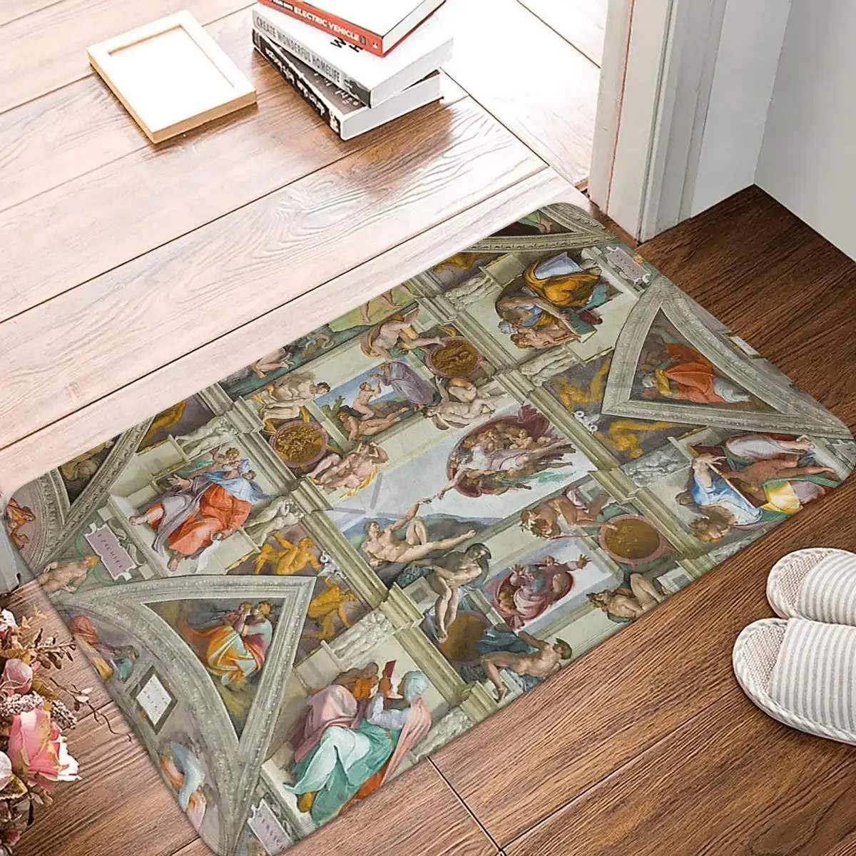 Michelangelo - The Sistine Chapel Anti-slip Doormat Floor Mat Washable Carpet Rug for Kitchen Entrance Home Balcony Footpad Mats