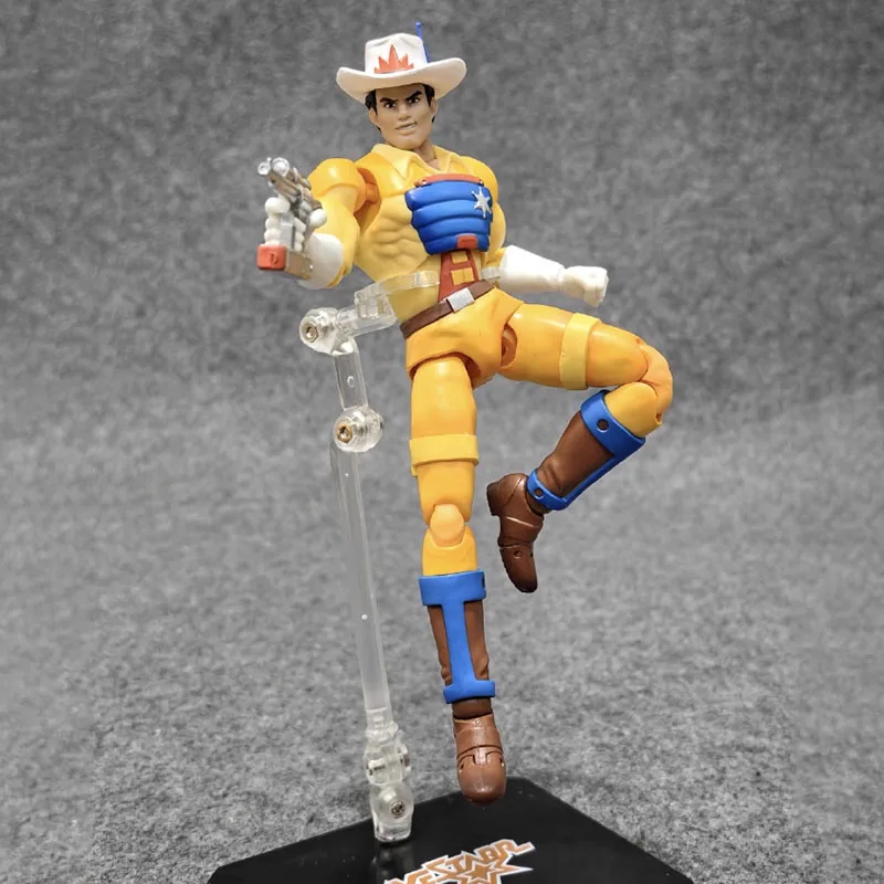 

Bravestarr Action Figure Saint Model DMS anime Figurine Interstellar Sheriff Bresta Sheriff Figuras Statue Model Doll Toys Gift