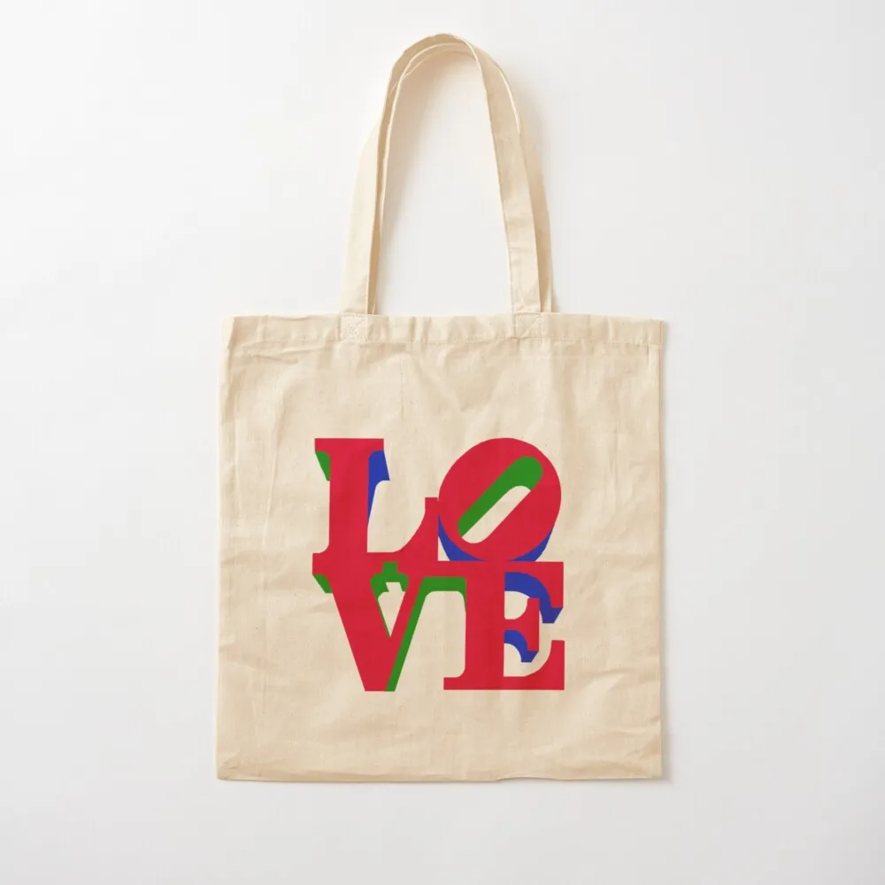 Love Statue Tote Bag reusable shopping bags shopper bag woman Canvas Tote Bag